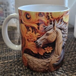 Brand New Amazing Horse Ceramic Cup Coffee Mug
